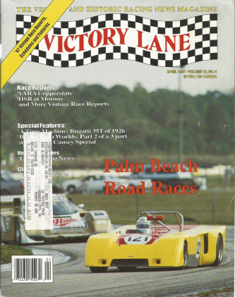 VICTORY LANE 1997 APR - THE VINTAGE & HISTORIC RACING NEWS MAGAZINE*